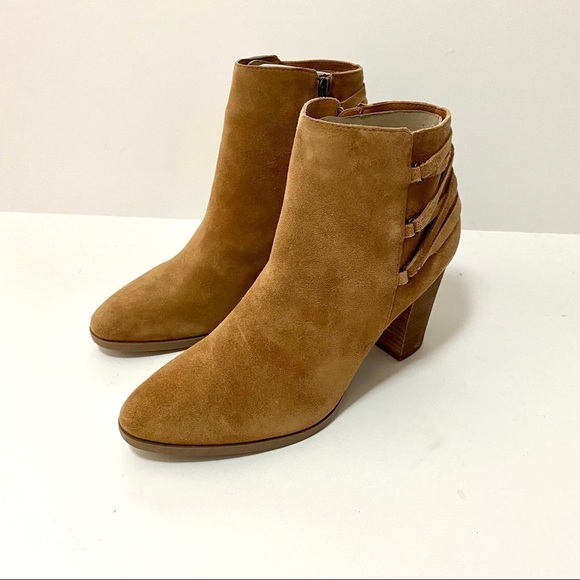 Michael Shannon Kelsey Tan Suede Ankle Boot 11 Chelsea Western - Picture 3 of 14